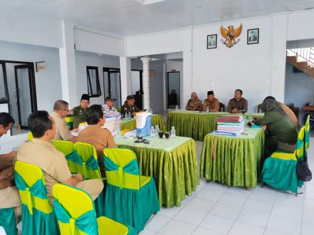 Pelaksanaan Monitoring dan Evaluasi LPJ Desa Bendoroto 