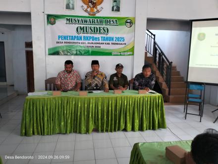 Musdes Penetapan dan Pengesahan RKPDesa Tahun 2025