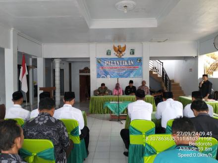 Pelantikan Panitia Pengisian Perangkat Desa Formasi Kasun Podang