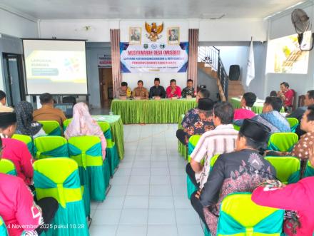 MUSDES Laporan Pertanggung jawaban & Reorganisasi BUMDES Dana Rahayu Tahun 2025