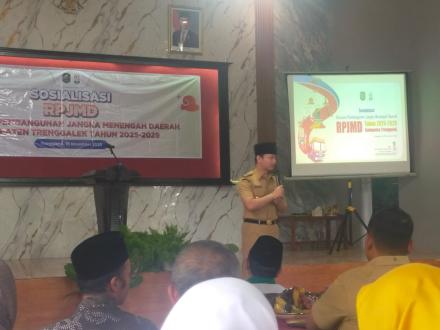 Sosialisasi Perda RPJMD Kabupaten Trenggalek Tahun 2025-2029