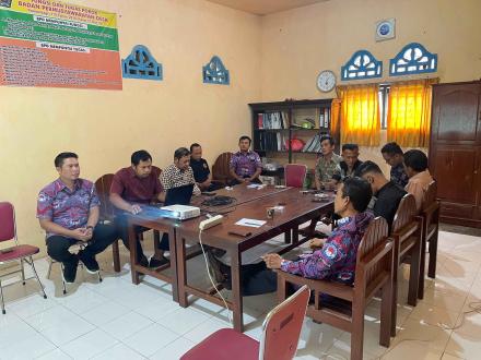 Rapat Koordinasi Persiapan Pembangunan Kolam Ikan Air Tawar 